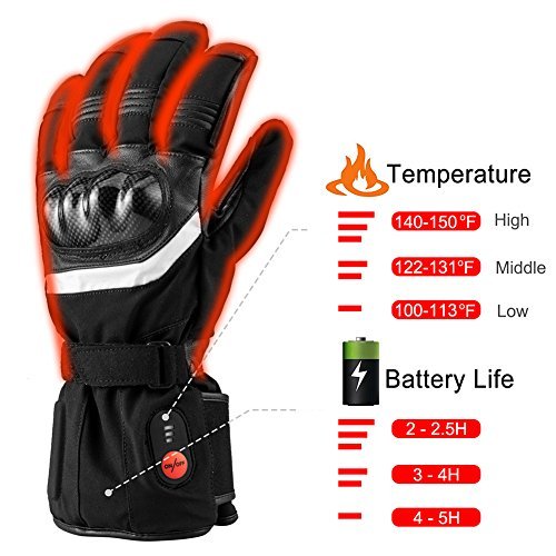 mejores guantes calefactables para moto analisis